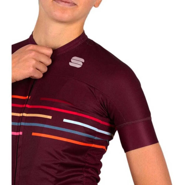 Sportful Velodrome Short Sleeve Jersey S Red Wine - L Red Wine - Image 3