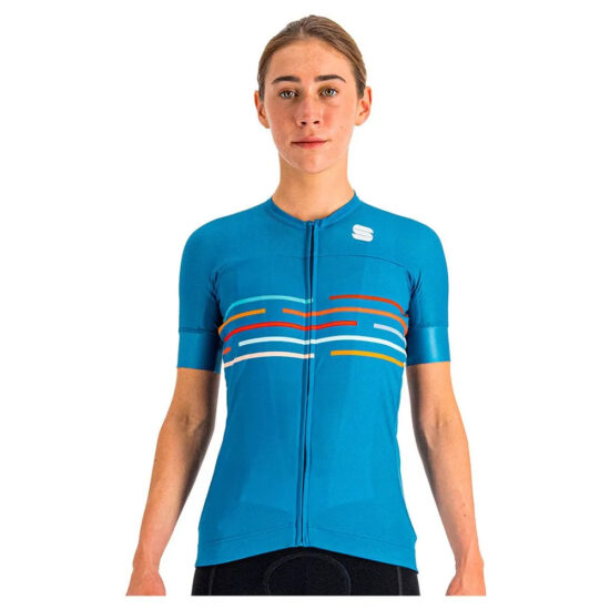 Sportful Velodrome Short Sleeve Jersey XS Berry Blue - L Berry Blue