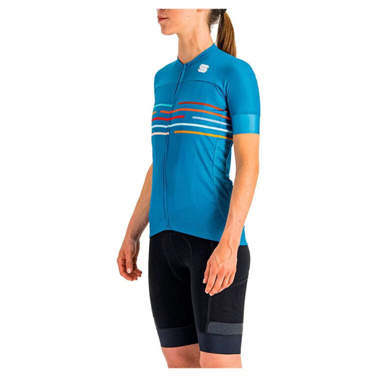 Sportful Velodrome Short Sleeve Jersey XS Berry Blue - L Berry Blue - Image 3