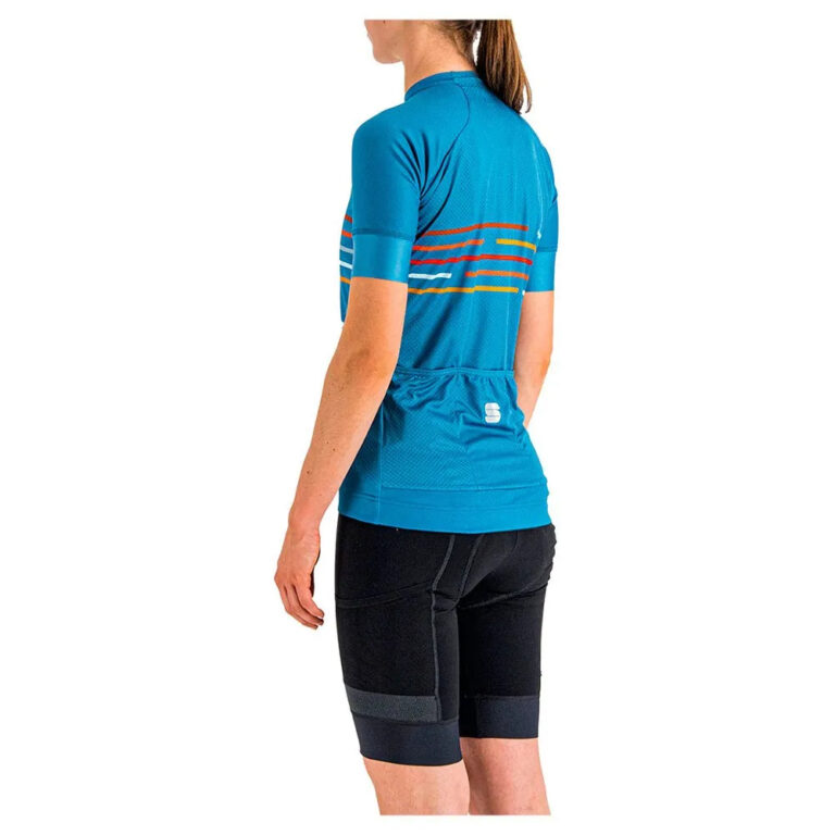 Sportful Velodrome Short Sleeve Jersey XS Berry Blue - L Berry Blue - Image 4