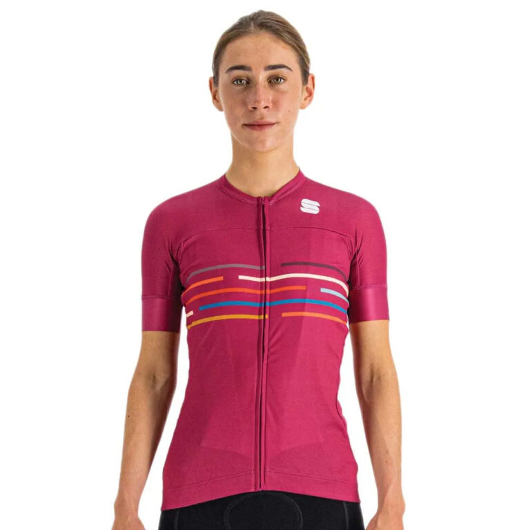 Sportful Velodrome Short Sleeve Jersey XS Cyclamen - XL Cyclamen