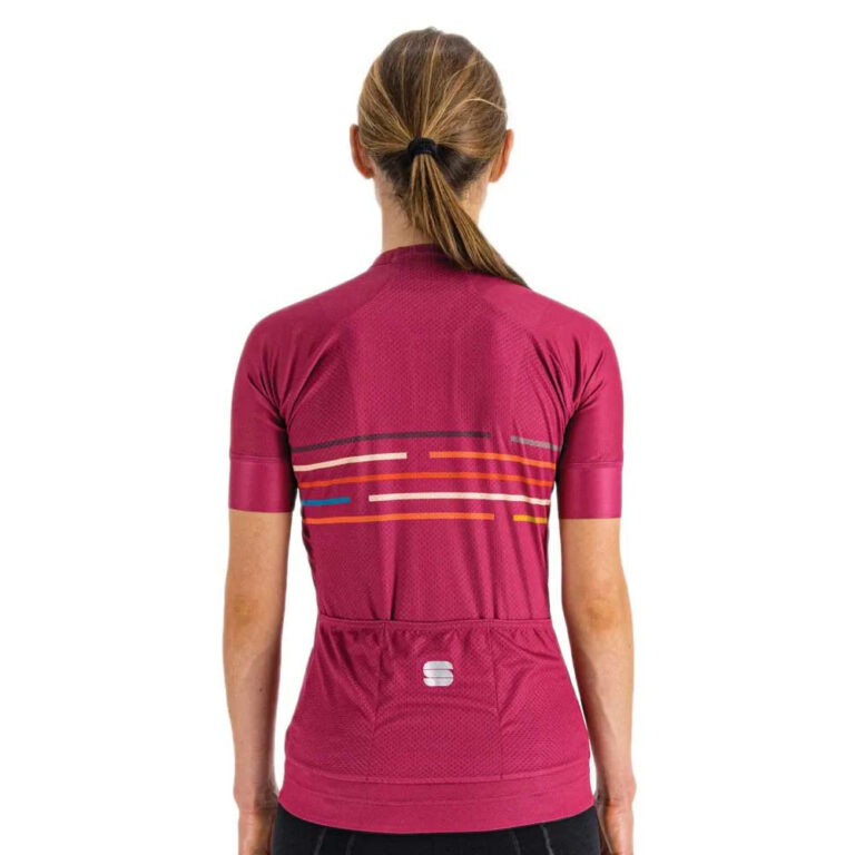 Sportful Velodrome Short Sleeve Jersey XS Cyclamen - XL Cyclamen - Image 2