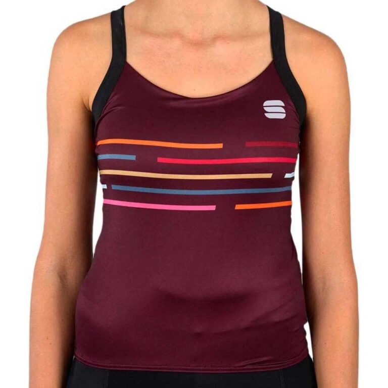 Sportful Velodrome Sleeveless Jersey M Red Wine - XL Red Wine