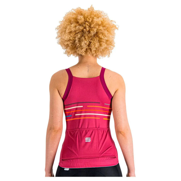 Sportful Velodrome Sleeveless Jersey XS Cyclamen - S Cyclamen - Image 2