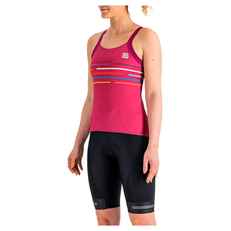 Sportful Velodrome Sleeveless Jersey XS Cyclamen - S Cyclamen - Image 3