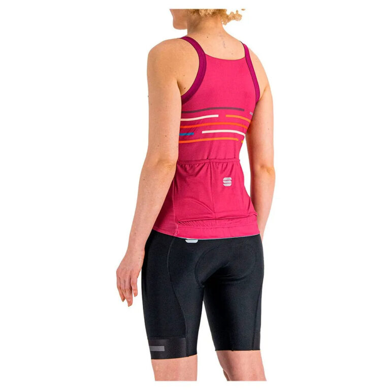 Sportful Velodrome Sleeveless Jersey XS Cyclamen - S Cyclamen - Image 4