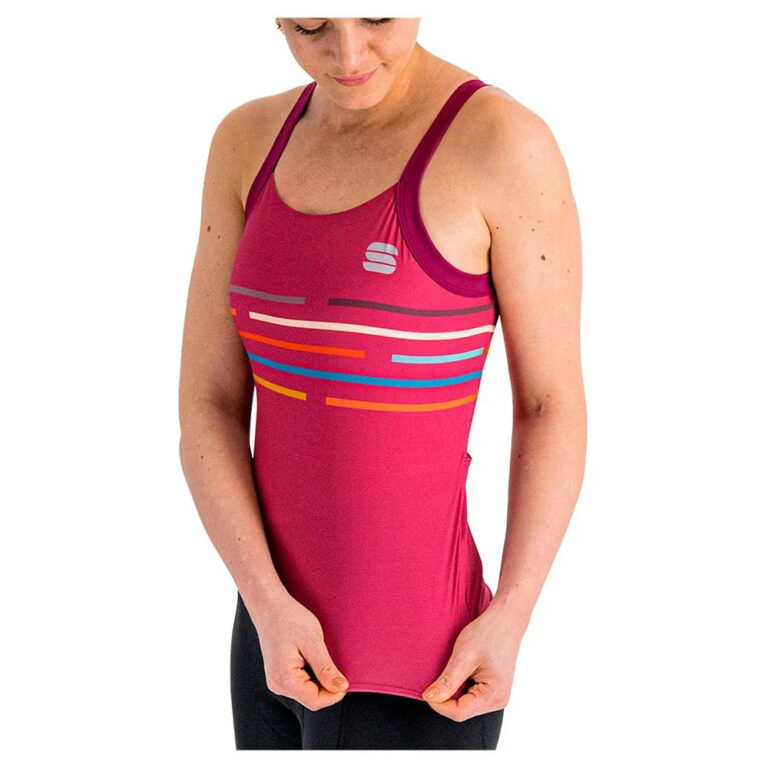 Sportful Velodrome Sleeveless Jersey XS Cyclamen - S Cyclamen - Image 5