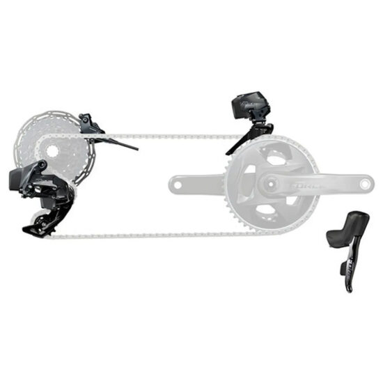 Sram Force E-Tap AXS 2X D1 HRD FM Groupset One Size Black