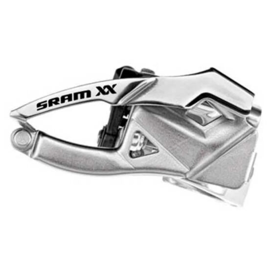 Sram XX Low Clamp 31.8 &amp;amp; 34.9 Front Derailleur 2 x 10s Silver