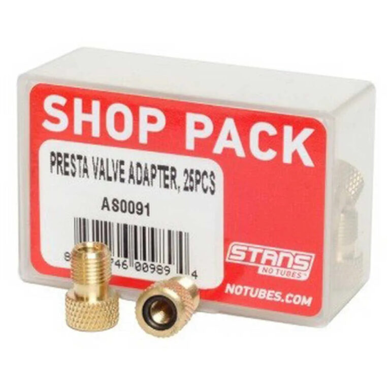 Stans no tubes Stans No Tubes Valve Adapter Presta To Schrader 25 Units One Size Silver - Image 3