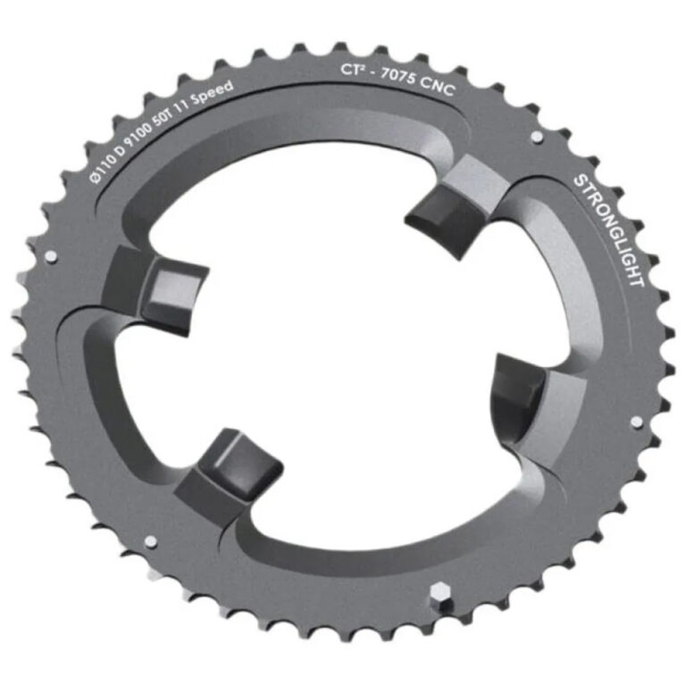 Stronglight CT2 Durace DI2 110 BCD Chainring 50t Black / Black - 53t Black / Black