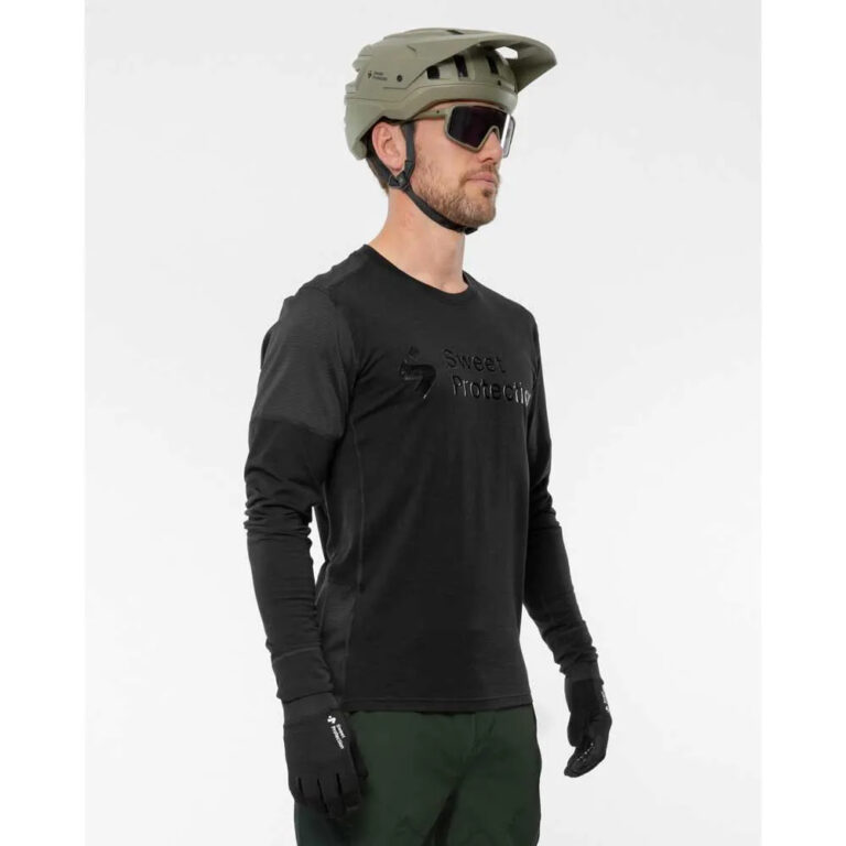 Sweet protection Sweet Protection Hunter Merino Hybrid Long Sleeve Enduro Jersey S Black - XL Black - Image 5