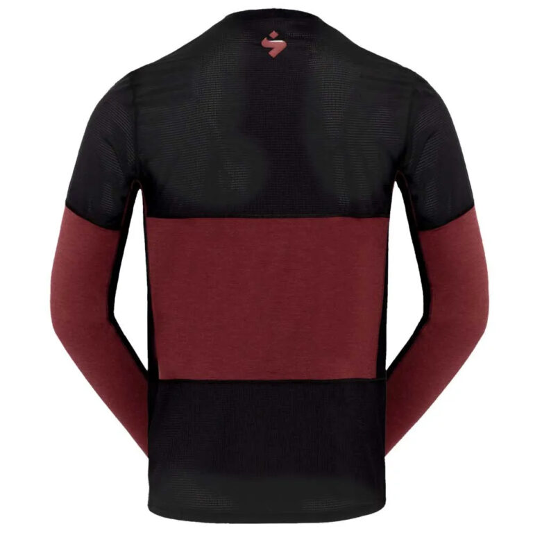 Sweet protection Sweet Protection Hunter Merino Hybrid Long Sleeve Enduro Jersey S Dark Red - XL Dark Red - Image 4