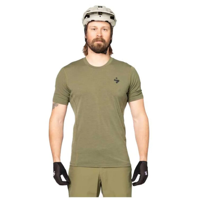 Sweet protection Sweet Protection Hunter Merino Short Sleeve Enduro Jersey S Woodland