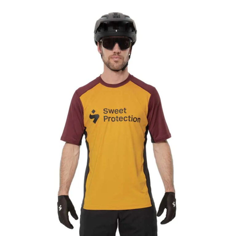 Sweet protection Sweet Protection Hunter Short Sleeve Enduro Jersey S Golden Yellow - XL Golden Yellow