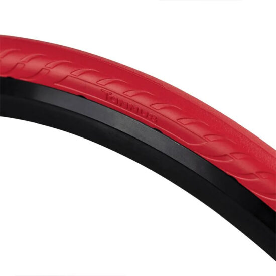 Tannus New Slick Regular Tubeless 700C X 25 Rigid Urban Tyre 700C x 25 Red