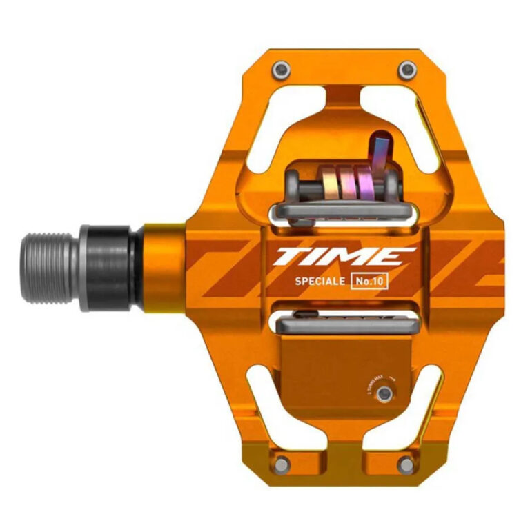 Time Speciale 10 Small Atac Standard Pedals One Size Tangerine Aluminum