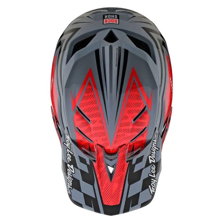 Troy lee designs Troy Lee Designs D4 Composite Downhill Helmet S Sram Red / Black - XL Sram Red / Black - Image 8