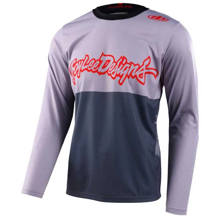 Troy lee designs Troy Lee Designs Flowline Long Sleeve Enduro Jersey S Scripter Charcoal - XL Scripter Charcoal