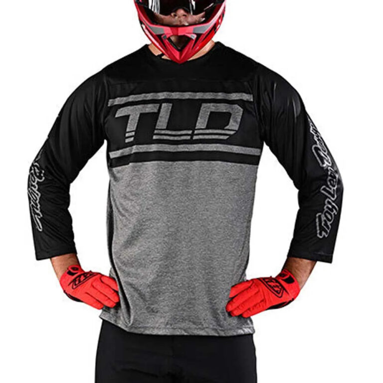 Troy lee designs Troy Lee Designs Ruckus Long Sleeve Jersey S Bars Black / Off White - M Bars Black / Off White