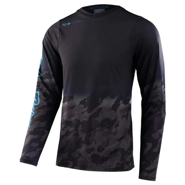 Troy lee designs Troy Lee Designs Skyline Long Sleeve Enduro Jersey S Fader Digi Black - XL Fader Digi Black