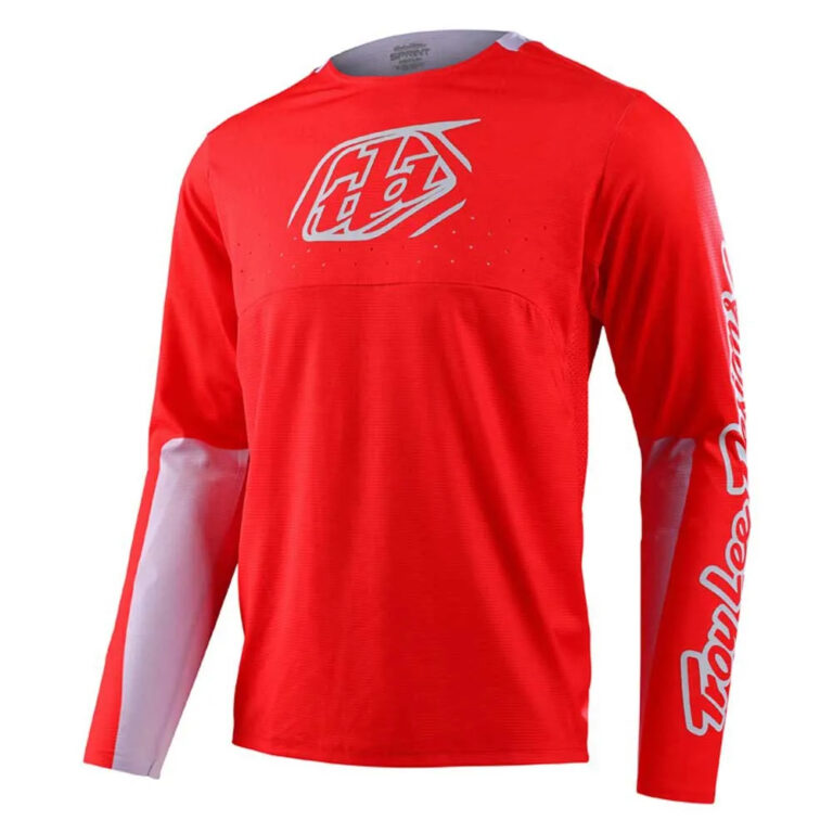 Troy lee designs Troy Lee Designs Sprint Long Sleeve Enduro Jersey S Icon Race Red - 2XL Icon Race Red