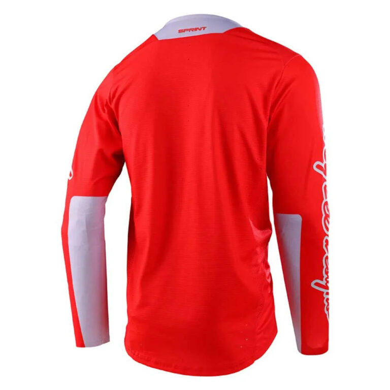 Troy lee designs Troy Lee Designs Sprint Long Sleeve Enduro Jersey S Icon Race Red - 2XL Icon Race Red - Image 2