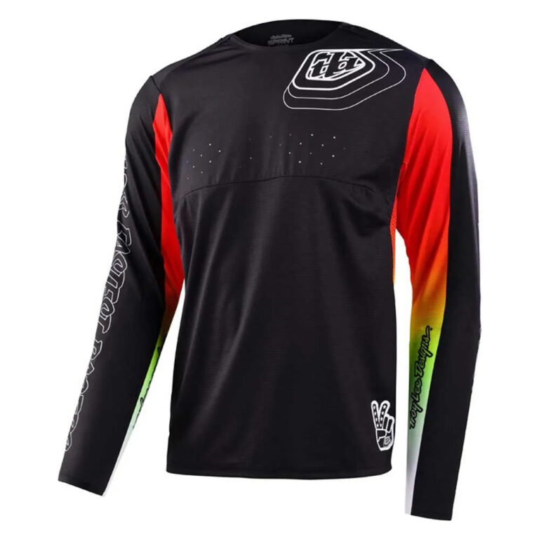 Troy lee designs Troy Lee Designs Sprint Long Sleeve Enduro Jersey M Richter Black - 2XL Richter Black