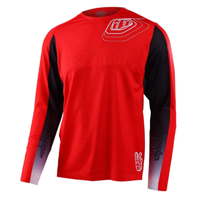 Troy lee designs Troy Lee Designs Sprint Long Sleeve Enduro Jersey S Richter Race Red - 2XL Richter Race Red