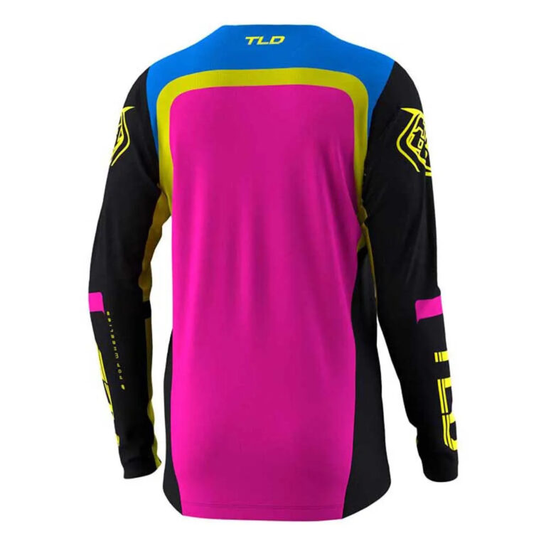 Troy lee designs Troy Lee Designs Sprint Long Sleeve Jersey M Fractura Black / Yellow - L Fractura Black / Yellow - Image 2