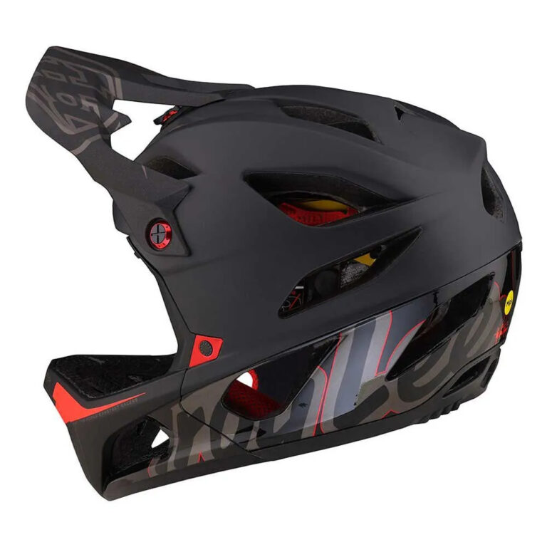 Troy lee designs Troy Lee Designs Stage MIPS Downhill Helmet M-L Signature Black - XL-2XL Signature Black - Image 4