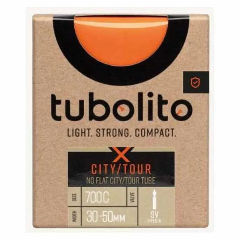 Tubolito X-Tubo City/Tour Presta 42 Mm Inner Tube 700C &amp; 28 Orange - Image 3