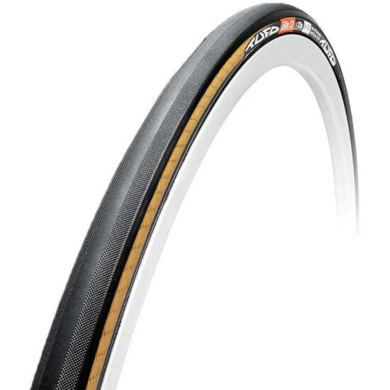 Tufo Elite S3 Tubular 700C X 25 Rigid Road Tyre 700C x 25 Black / Brown