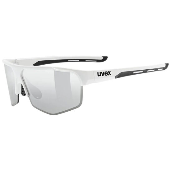 Uvex Axos Set Sunglasses Mirror Purple/CAT3+Clear/CAT0 White Matt - Mirror Silver/CAT3+Clear/CAT0 White Matt