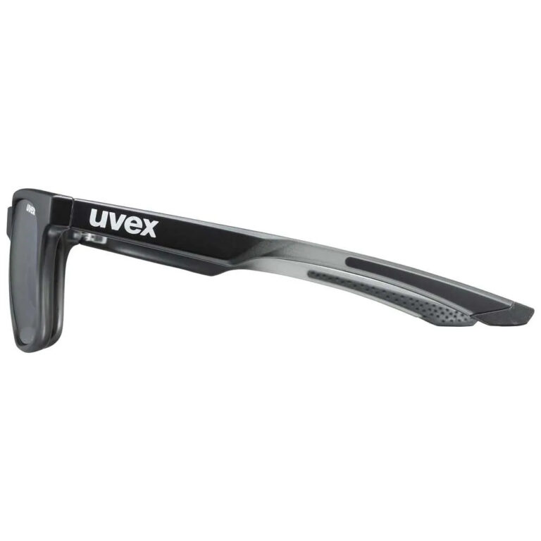 Uvex LGL 42 Mirrored Sunglasses Mirror Silver/CAT3 Black Transparent - Image 4