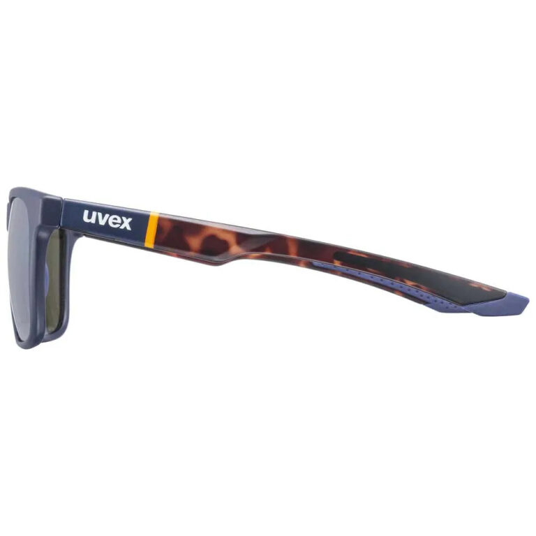 Uvex LGL 42 Mirrored Sunglasses Litemirror Silver/CAT3 Blue Mat Havanna - Image 4