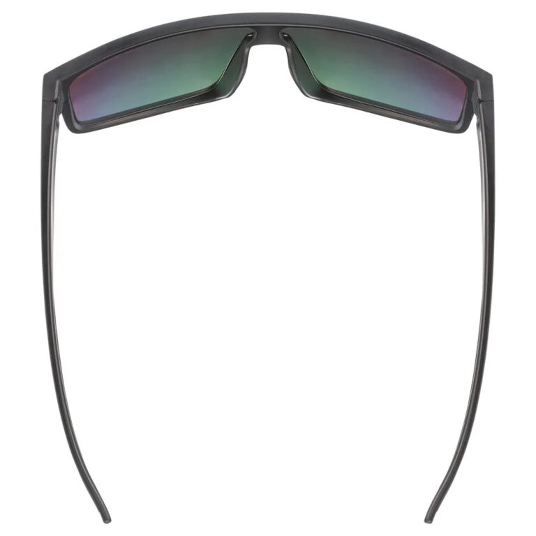 Uvex LGL 51 Sunglasses Mirror Green/CAT3 Black Matt - Mirror Silver/CAT3 Black Matt - Image 5