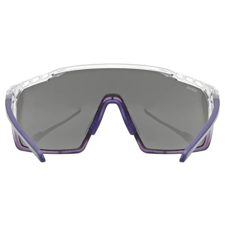 Uvex Mtm Perform Sunglasses Supravision Mirror Silver/CAT3 Clear Met Purple - Image 4