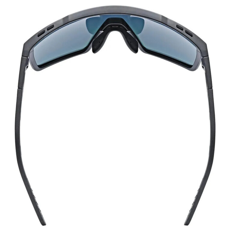 Uvex MTN Perform S Sunglasses Supervision Mirror Blue/CAT2 Black Matt - Image 5