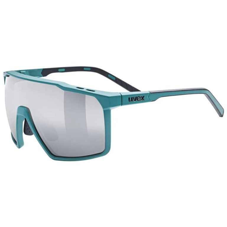 Uvex MTN Perform S Sunglasses Supervision Mirror Silver/CAT3 Teal Matt