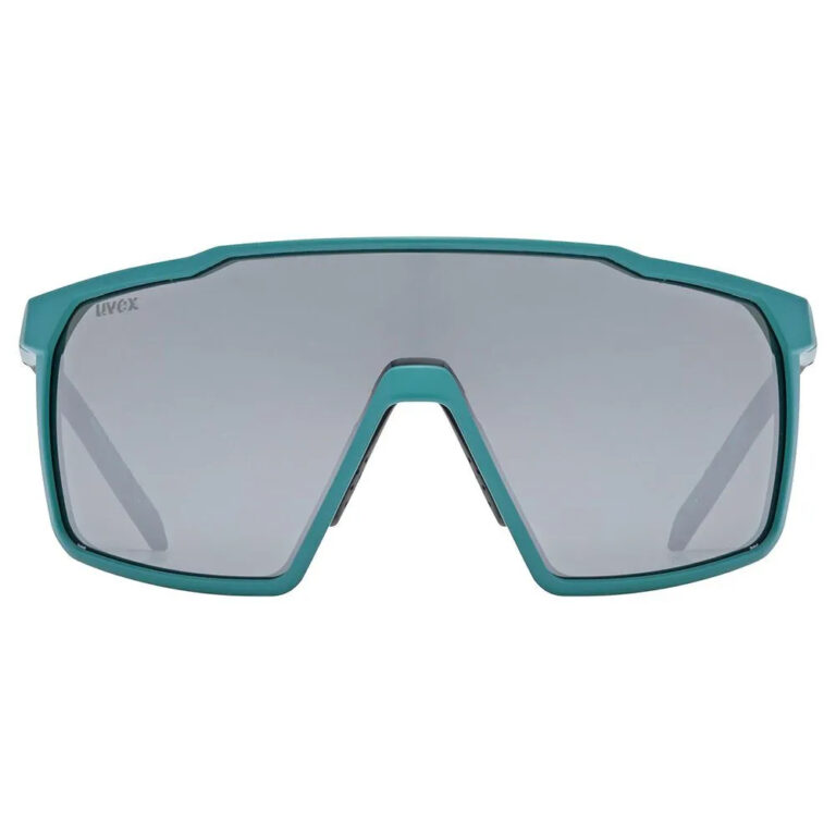 Uvex MTN Perform S Sunglasses Supervision Mirror Silver/CAT3 Teal Matt - Image 2