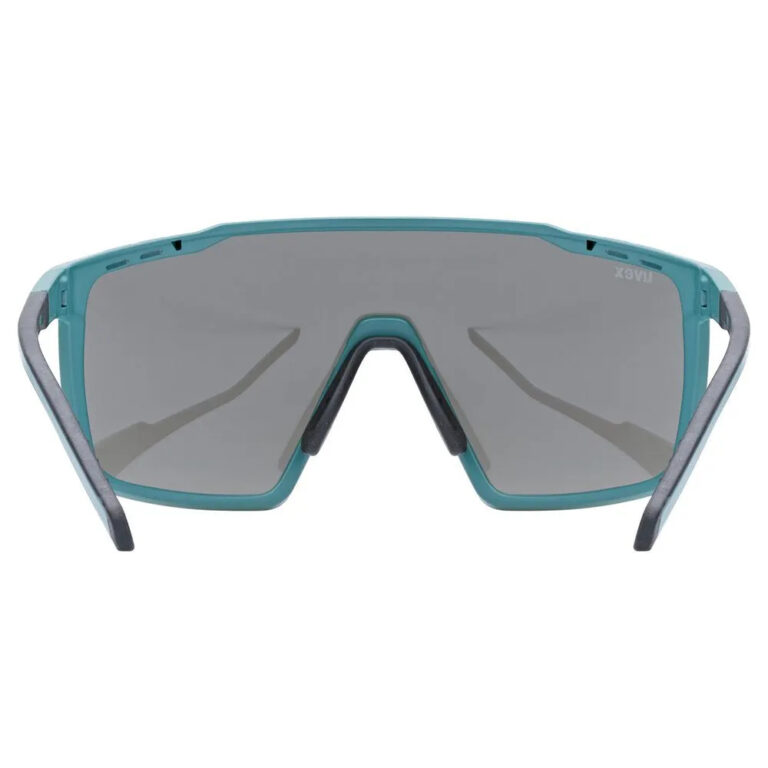 Uvex MTN Perform S Sunglasses Supervision Mirror Silver/CAT3 Teal Matt - Image 3