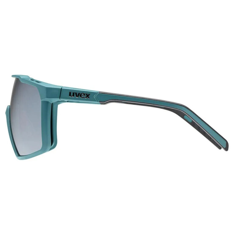 Uvex MTN Perform S Sunglasses Supervision Mirror Silver/CAT3 Teal Matt - Image 4