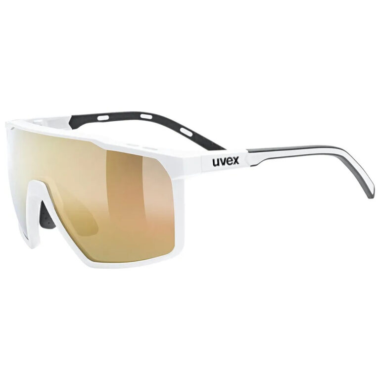 Uvex MTN Perform S Sunglasses Supervision Mirror Gold/CAT3 White Matt