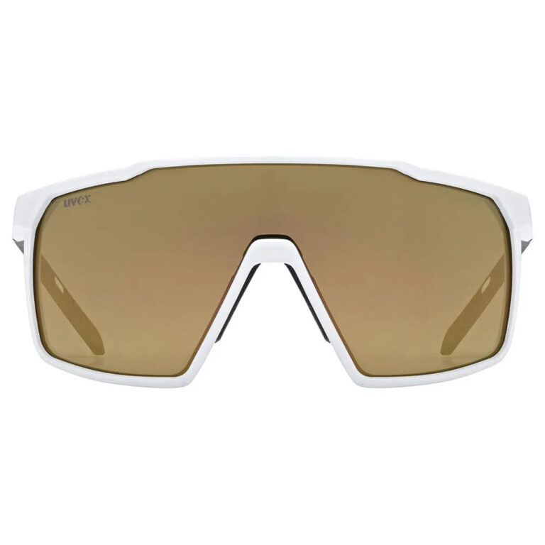 Uvex MTN Perform S Sunglasses Supervision Mirror Gold/CAT3 White Matt - Image 2