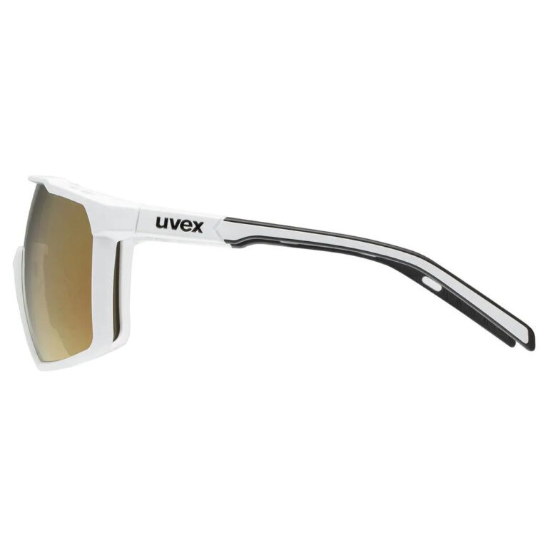 Uvex MTN Perform S Sunglasses Supervision Mirror Gold/CAT3 White Matt - Image 4