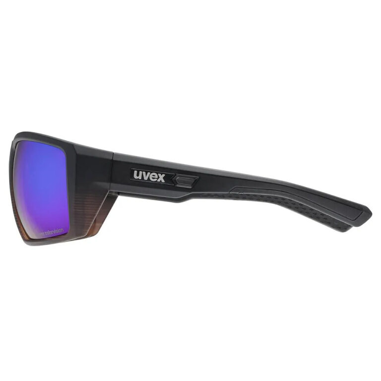 Uvex MTN Venture CV Sunglasses Colorvision Mirror Blue/CAT3 Black Demi Matt - Image 4