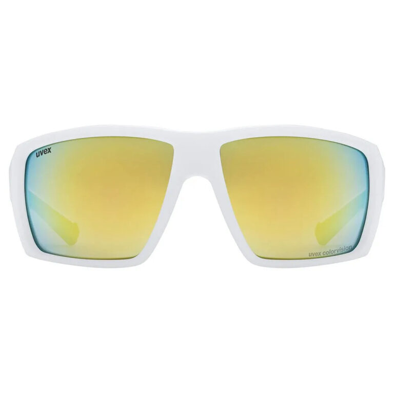 Uvex MTN Venture CV Sunglasses Colorvision Mirror Yellow/CAT3 White Matt - Image 2