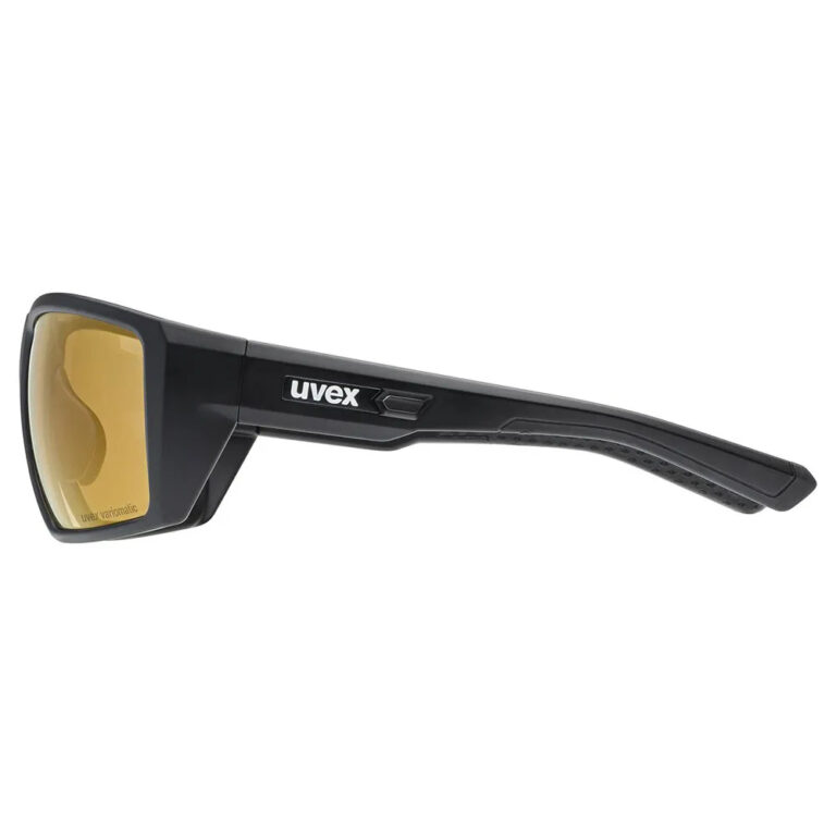 Uvex Mtn Venture Cv V Photochromic Sunglasses Colorvision Variomatic Litemirror Red/CAT1-3 Black Matt - Image 4