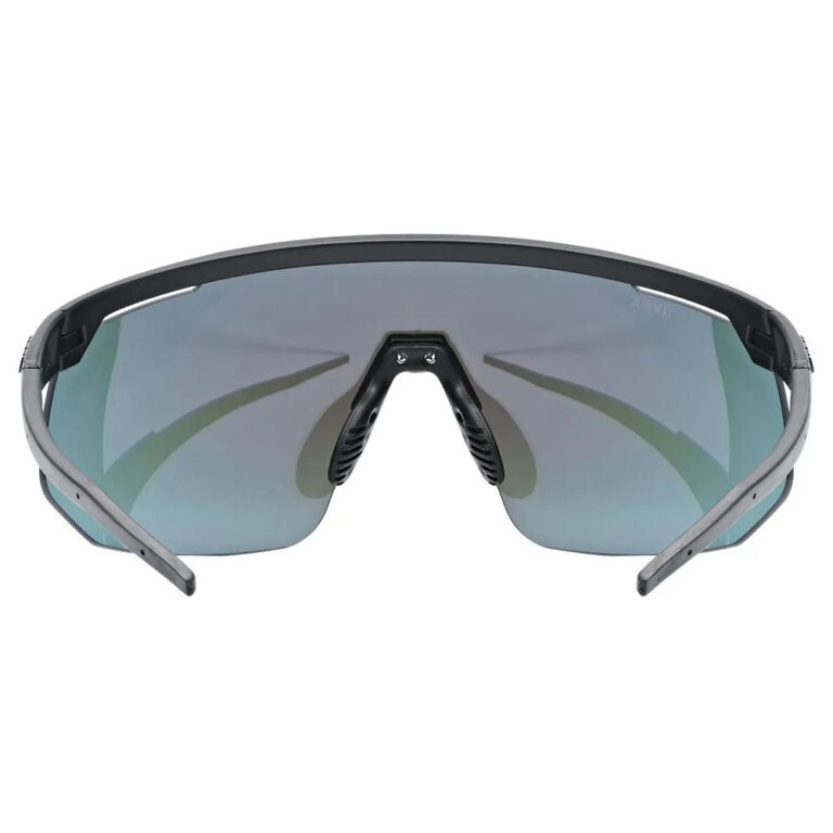 Uvex Pace One Sunglasses Supravision Mirror Blue/CAT3 Black Matt - Image 3